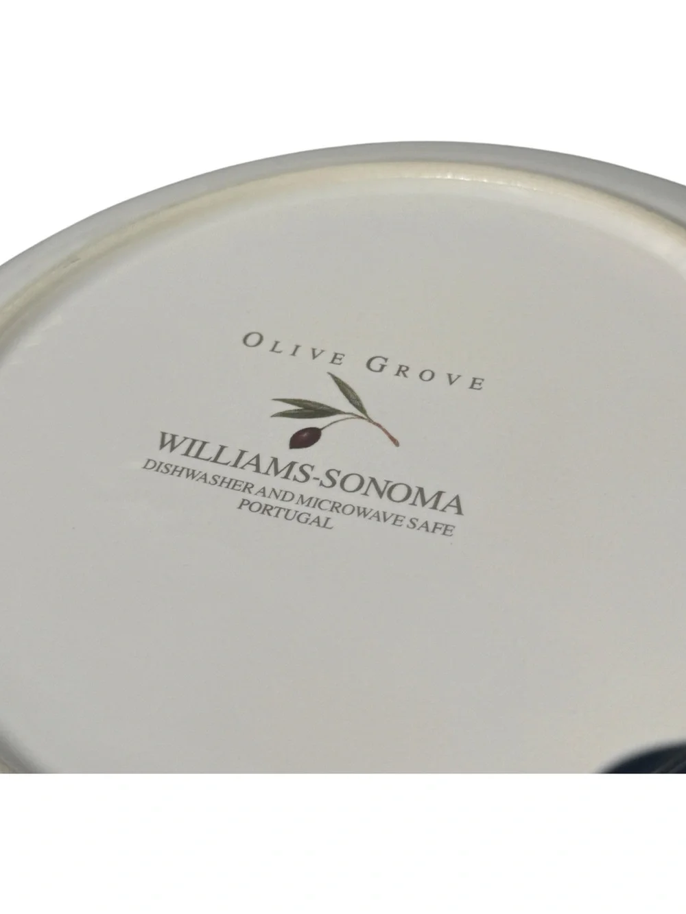 Williams Sonoma Olive Grove Nicoise Pasta Salad Bowl Portugal Olive Branch 9.5”